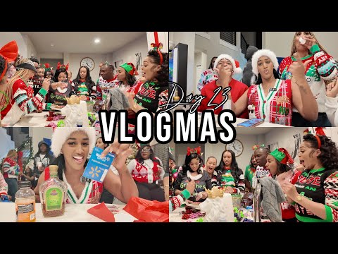 MY FAMILY HAD A HUGE CHRISTMAS PARTY | VLOGMAS 23