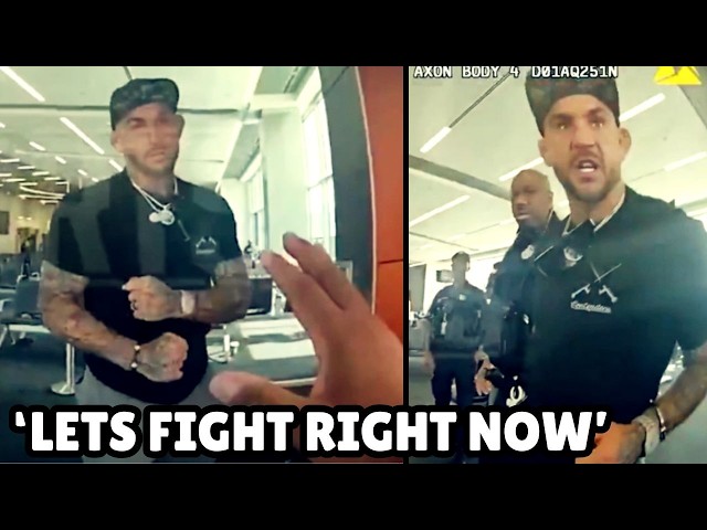 FOOTAGE: Dustin Poirier Arrested at Airport on Public Drunkenness Charge