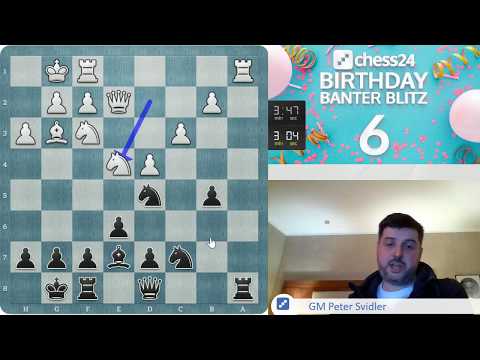 GM Peter Svidler | chess24's 6th Birthday Banter Blitz