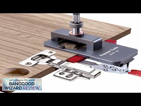 Fonson Tools 35mm Concealed Hinge Jig Drilling Guide Door Hinge Jig Review