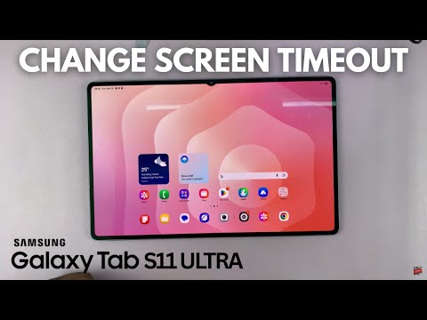 How To Change Screen Timeout Period On Samsung Galaxy Tab S11 Ultra