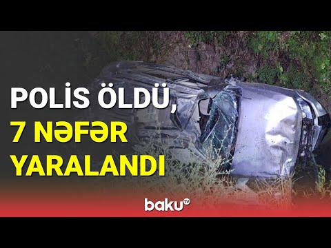 Lənkəranda ağır qəza: bir nəfər həyatını itirib, yeddi yaralı var