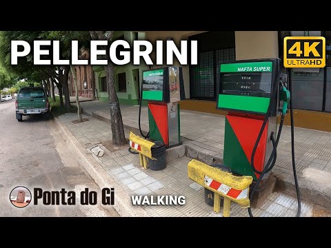 [4K] CIUDAD de PELLEGRINI [un TESORO en la PAMPA bonaerense] #walkingtour virtual 2023 - ARGENTINA