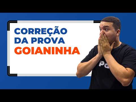CORREÇÃO DA PROVA - GOIANINHA RN - BANCA IDIB