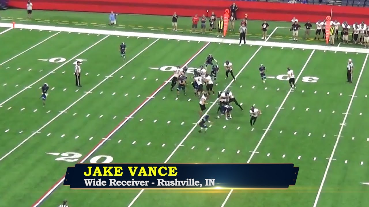 Jake Vance - Rushville Consolidated Wide Receiver - Highlights