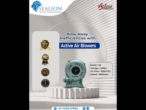 Heavy Duty Copper Winding Bhatti Blower No.50, 0.28hp