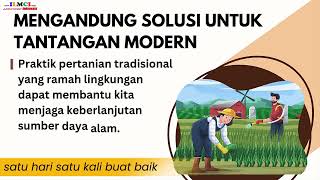 PERAN KEARIFAN LOKAL DALAM MEMBANGUN BANGSA