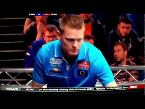 Mosconi Cup 2012 Day 1 Match 3 Dechaine vs Feijen