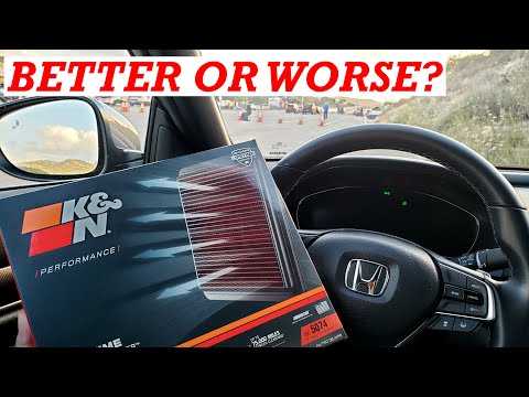 K&N Air Filter vs. Stock Air Filter Track Test: 2020 Honda Accord Sport 2.0T