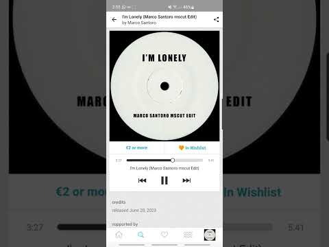 I'm lonely - Marco Santoro Mscut edit
