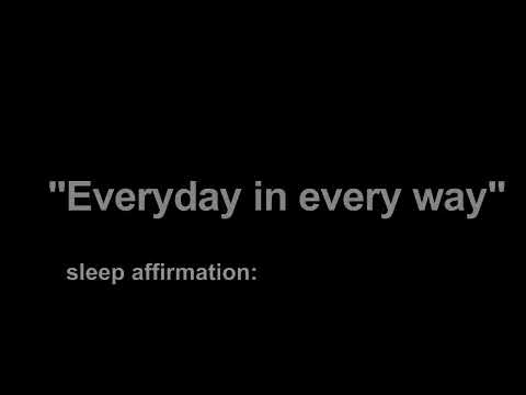 Everyday In Every Way  1 Hr   😴 For Sleep Subconscious Auto Suggestions  Black Screen | Today Quotes