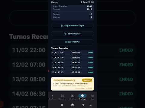 CHRONEX — Registo Ponto TVDE video thumbnail