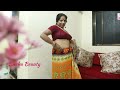 Saree Draping With Pleats Saree Draping Classic Saree Wearing Idea Sneha Beauty