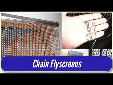 Chain Fly Screen Door - watch the video