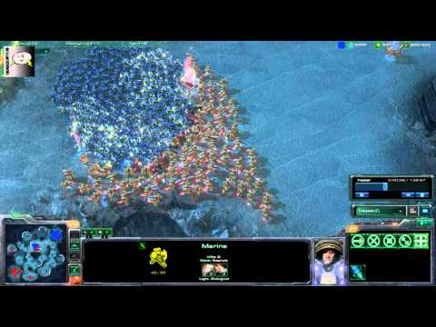 100 Zealots VS 200 Marines w/ Stimpack