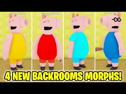 How to get ALL 4 NEW BACKROOMS MORPHS in Backrooms Morphs (ROBLOX)
