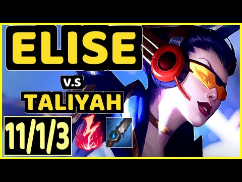 KREOX (ELISE) vs TALIYAH - 11/1/3 KDA JUNGLE CHALLENGER GAMEPLAY - EUW
