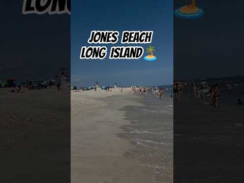 Jones Beach Long Island || One of the most beautiful sea beach in New York 🏝️✨ #beachview #newyork