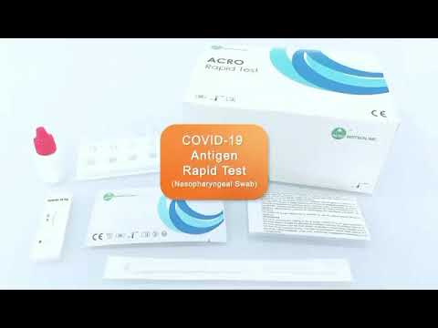 วิธีการใช้งานชุดตรวจโควิด Acro Biotech (USA)