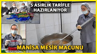 Manisa'da Saçılacak 7 Ton Mesir Macununun Yapımına Başlandı