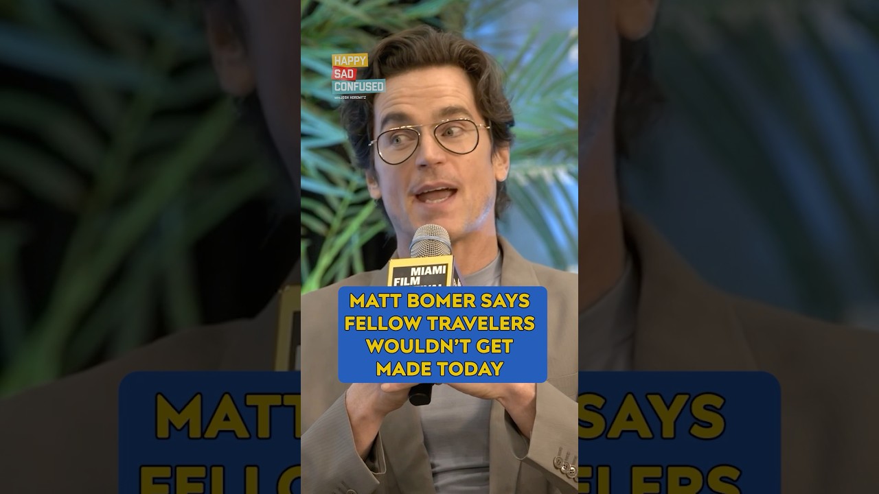 Matt Bomer says FELLOW TRAVELERS wouldn't get made today