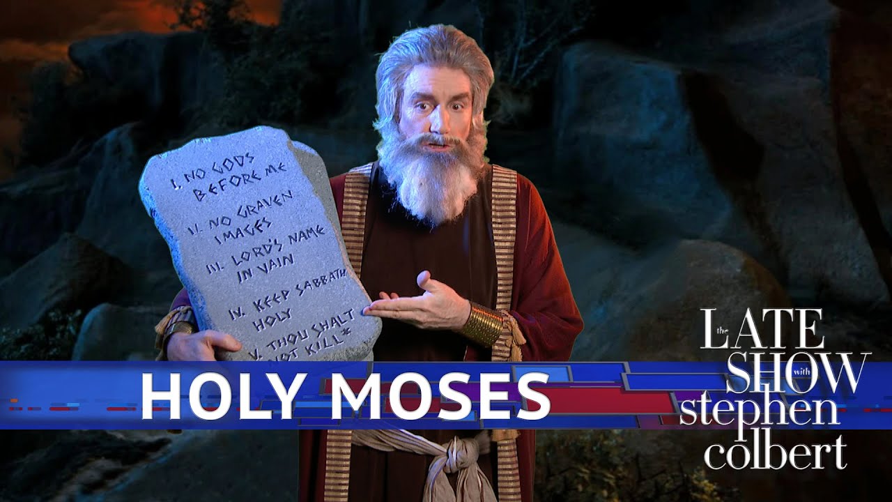 Moses Updates The Ten Commandments - YouTube