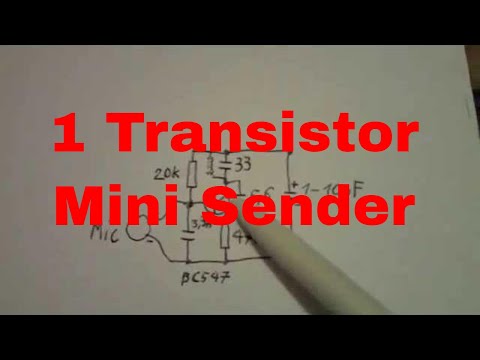 Minisender Schaltplan 1 Transistor FM ukw Sender Mini Transmitter Schematics - eflose #25