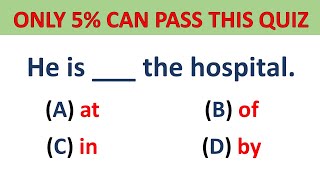 Mixed Grammar Quiz: If you score over 90% on this quiz, your English is Great! - Quick Test #part_05