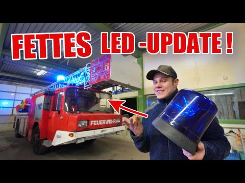 MEINE DLK 23/12 BEKOMMT EIN LED BLAULICHT🔥😳 - WAS FÜR EIN UNTERSCHIED 🤩🙌🏻  | ItsMarvin