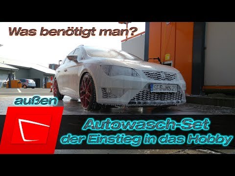 Autopflege Einsteigerset - der Einstieg + Erweiterungen - Auto richtig waschen - der Start ins Hobby