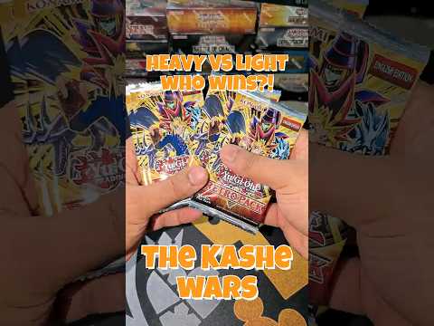 Kashe Wars: Heavy vs Light - Retro Pack. HEAVY or LIGHT #thekashe #collector #yugioh #tcg #kashewars