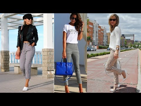 Tendencias moda mujer 2020 / PANTALONES MODERNOS  💓 pantalón de cuadros  💓 Fashion Love