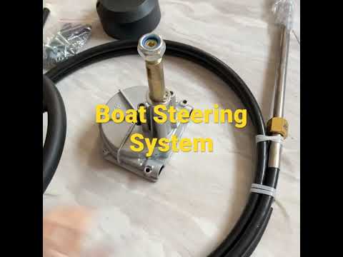 Boat 10FT Rotary Steering System With Steering Cable & Wheel Outboard engine parts