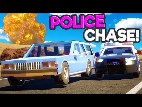 BANK HEIST Leads to Epic Lego POLICE CHASE in Brick Rigs Multiplayer!