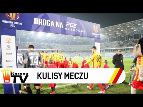 1/4 PP: Korona Kielce - Zagłębie Lubin 2:0 - kulisy meczu (29.11.2017 r.)