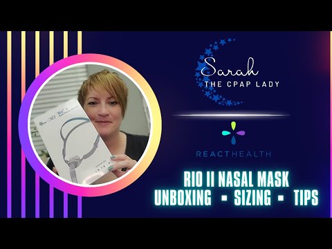 Unbox, sizing and tips for the Rio II Nasal Pillows #cpapmask for your #sleepapnea ‎@reacthealth 
