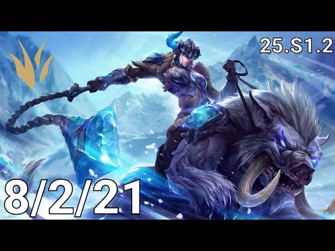 Sejuani Jungle vs Karthus - EUW grandmaster | Patch 25.S1.2