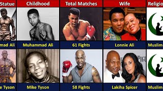 Muhammad Ali VS Mike Tyson - Comparison