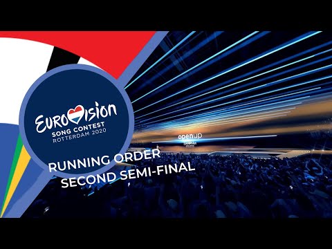 RUNNING ORDER: Eurovision Song Contest 2020 | Semifinal 2