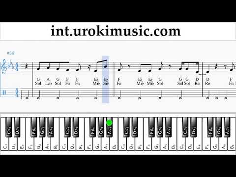 Piano lessons (right hand) Khalid - Better Sheet Music Tutorial um-i703