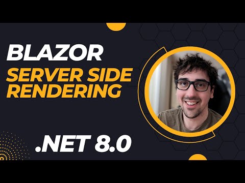 Blazor Server Side Rendering in .NET 8.0 - A Quick Look