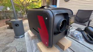 My Review of HCALORY 8KW Diesel Heater, 12V Portable Diesel, Works great and is easy on fuel