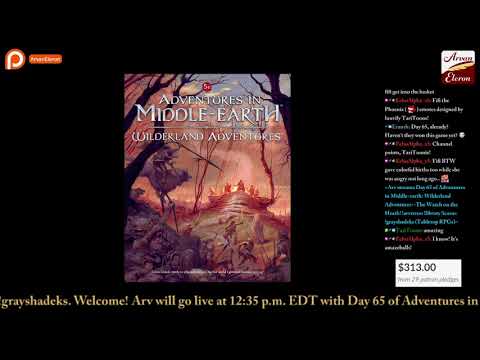 Arv streams Day 65 of Adventures in Middle-earth: Wilderland Adventures!