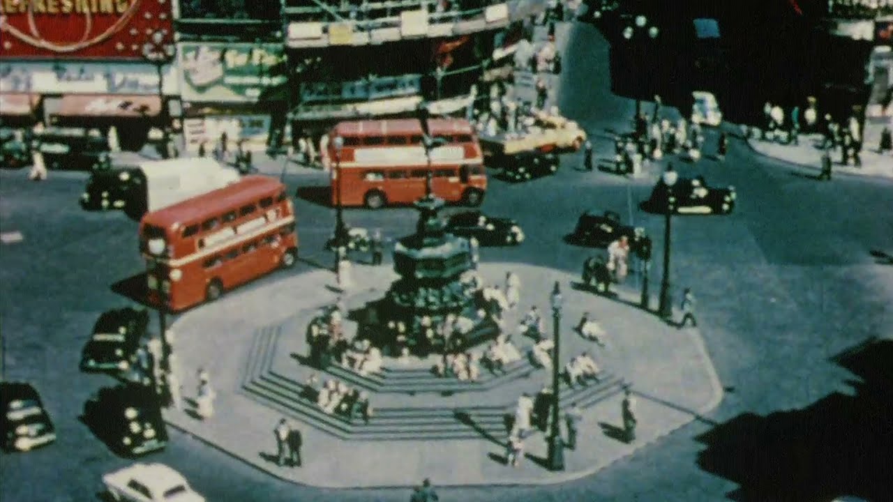 Central London Traffic (1956) | Britain on Film