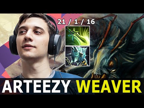 ARTEEZY GLEIPNIR WEAVER vs MASON PA - ANNOYING BUG | DOTA 2 Gameplay