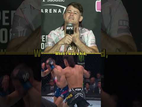 Diego Lopes reveals why he scratches his Adam's apple during fights 👀 #nocheUFC