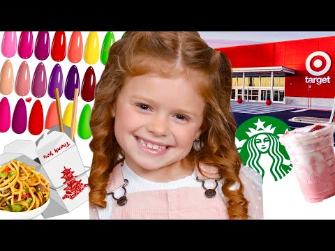 A DAY in the LIFE with HALLIE! 💕@starbucks @target #video #funny #fun #life #song #dance #lol