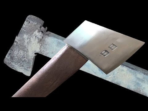 錆びたaを再生する - Old Axe Restoration , Rusted - PERFECT RESTORATION