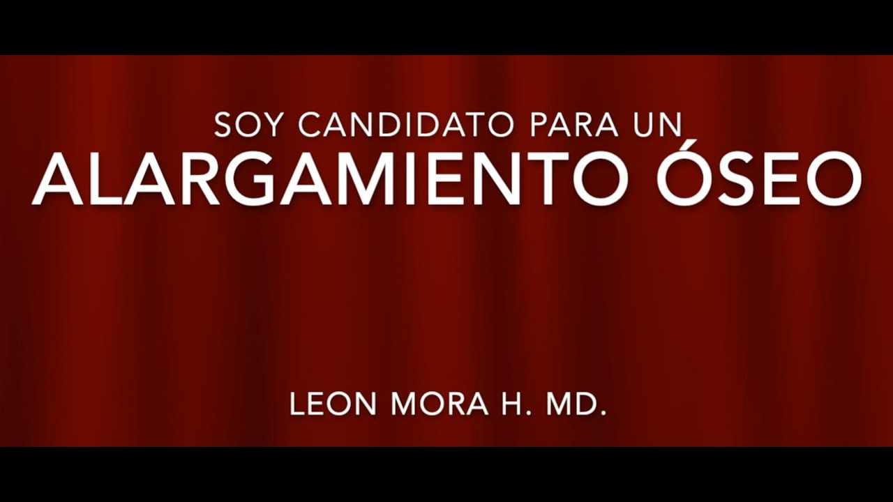 Soy candidato de Alargamiento  óseo