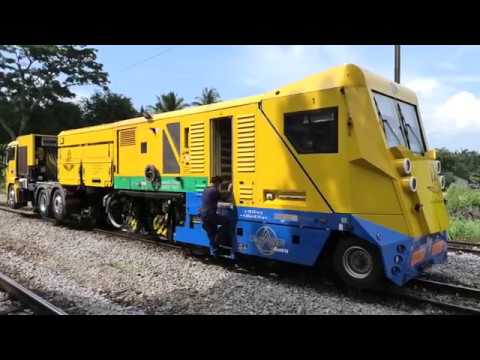 Rail Milling - Linsinger Rail Road Truck SF02 FS, Austria made, in operation, Southern Thailand